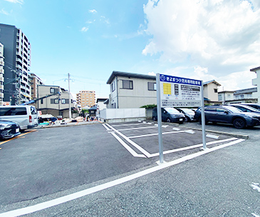 駐車場完備で通いやすい